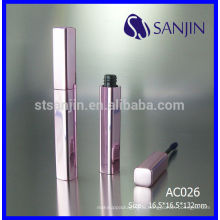 empty square cosmetic aluminum packaging tube